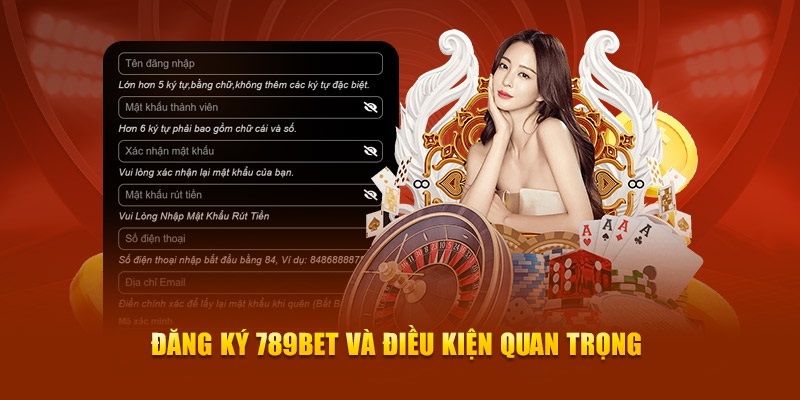 Xác minh tài khoản khi tiến hành đăng ký 789bet
